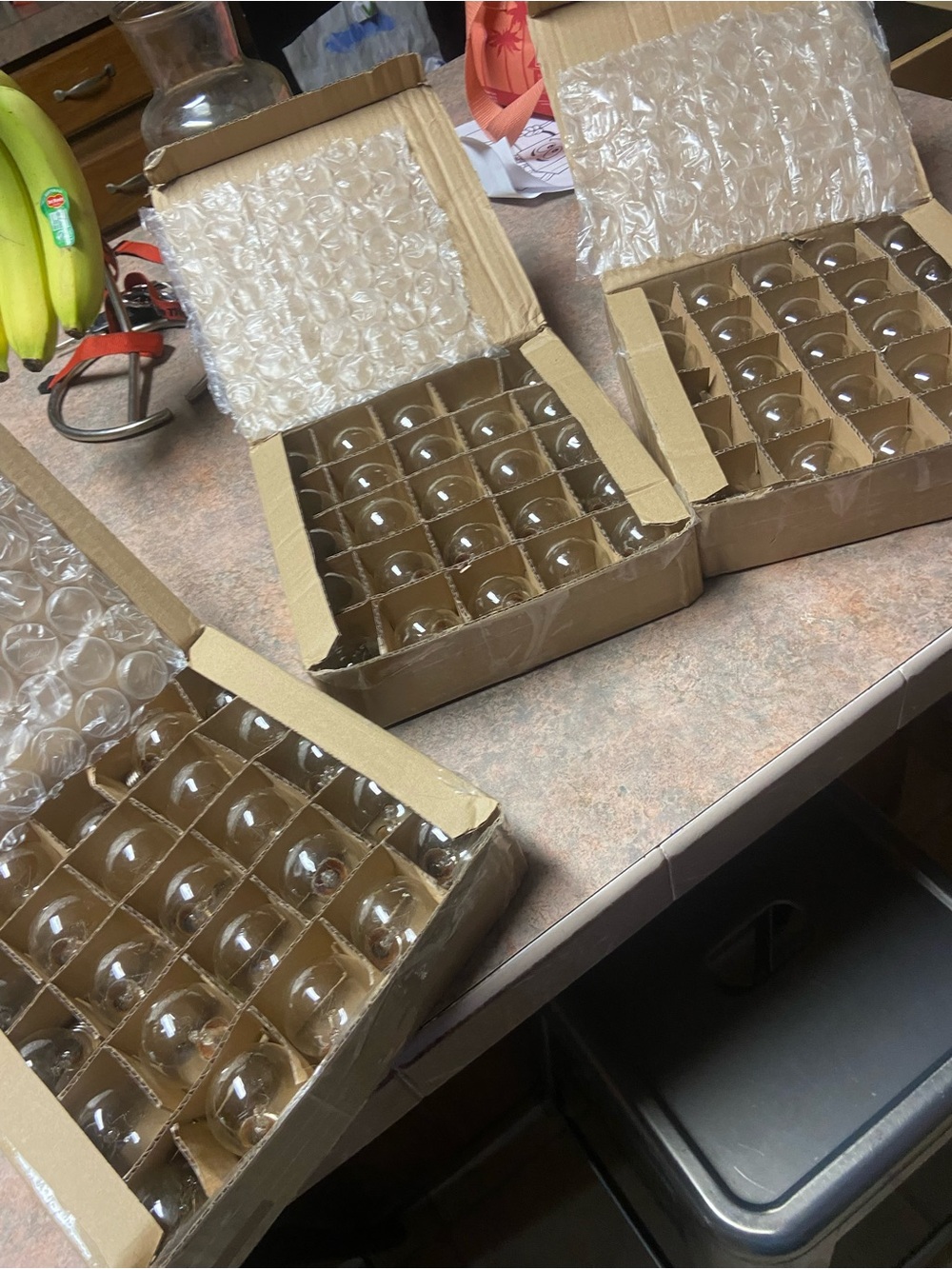 Three boxes G40 replacement bulbs